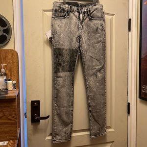 NWT: PRPS tapered skinny stretch jeans in gray
